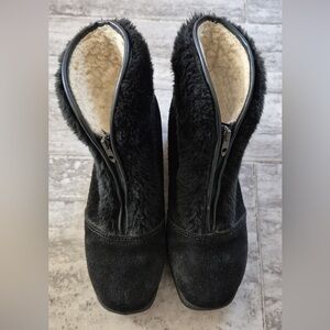 Elegant Black Women's Winter Boots